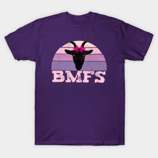 BMFS Nanny Goat Vintage Sunset T-Shirt